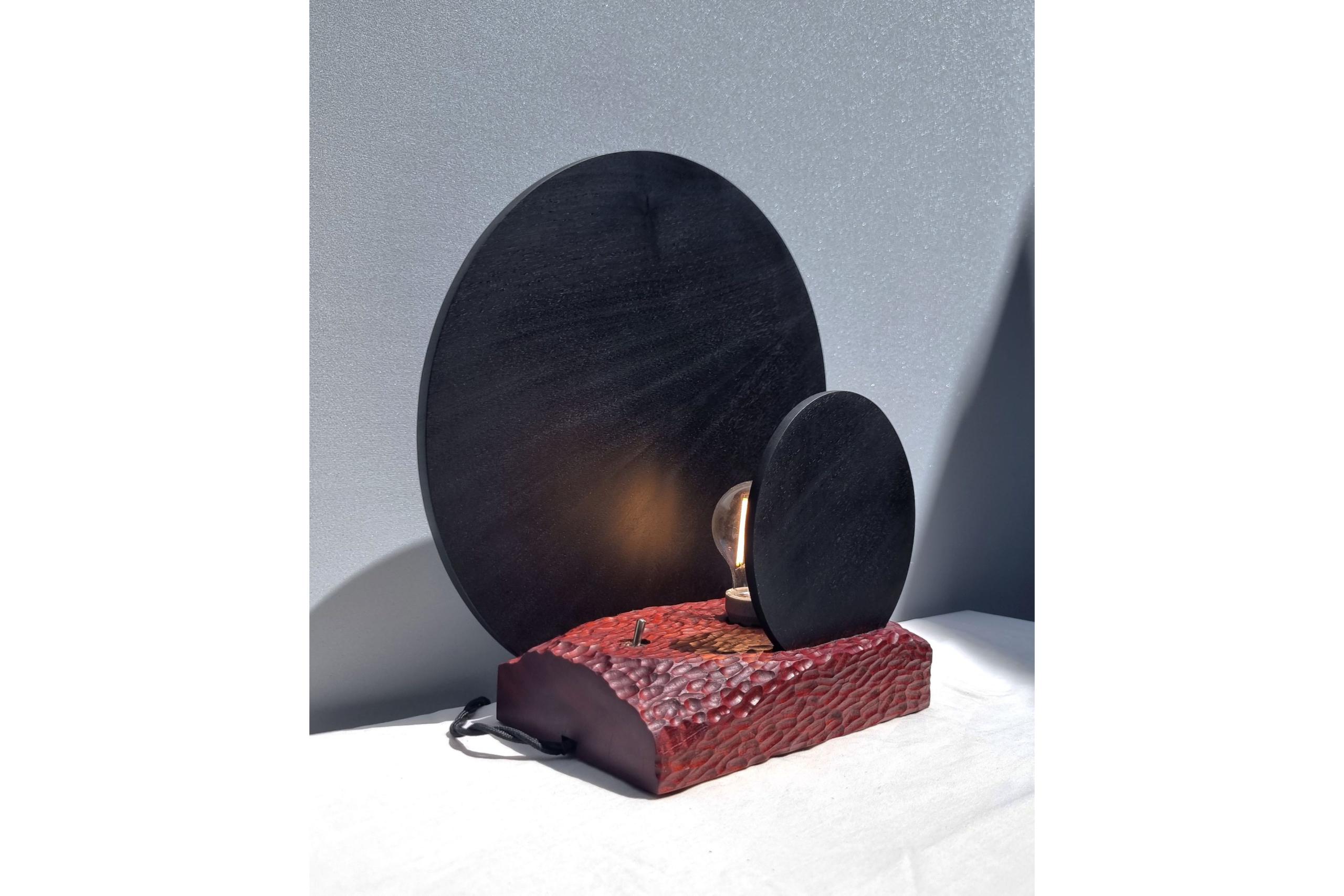 Thomas Coup la fronde - Eclipse 2 lampe noyer 015