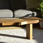 Thomas Coup la fronde - Raw chene meuble bois table basse