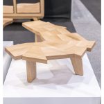 Thomas Coup la fronde - Raw chene meuble bois table basse