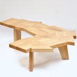 Thomas Coup la fronde - Raw chene meuble bois table basse