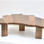 Thomas Coup la fronde - meuble bois table basse raw noyer