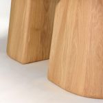 Pieds de table de conférence de style contemporains sculpturaux et coniques