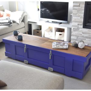 Thomas Coup la fronde - Matériaux origine upcycling coffre meuble art transport design