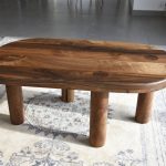 Thomas Coup la fronde - upcycling meuble table basse noyer galet